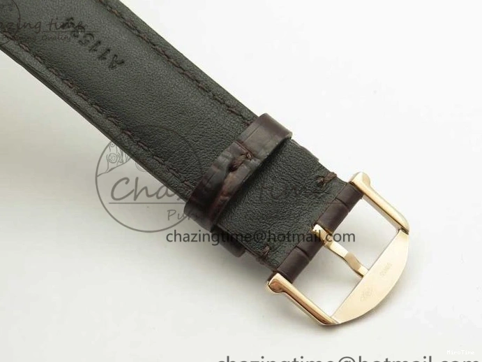 MIROTIME 0126 Portofino Automatic RG FKF 1:1 Best Edition White Dial on Brown Leather Strap A Practical 7140